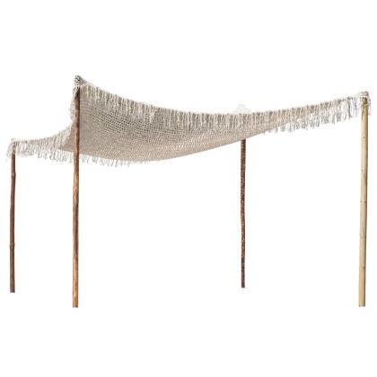 СЕННИК МАКРАМЕ HM5780, БЕЖОВ ЦВЯТ, 300X300CM