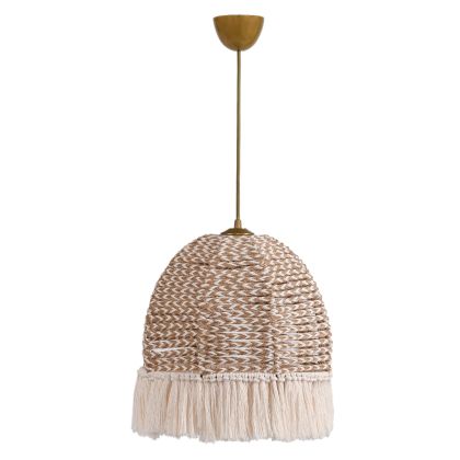 CEILING PENDANT FB97654.02, BEIGE-ECRU ROPE, Φ30x80