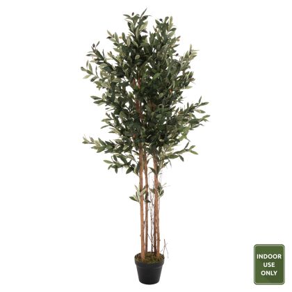 DECORATIVE SYNTHETIC PLANT HM4009 OLIVE TREE IN POT 155Hcm.