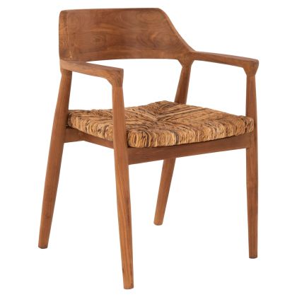 ARMCHAIR HM9401.01 SOLID TEAK NATURAL 58x52x77H cm.