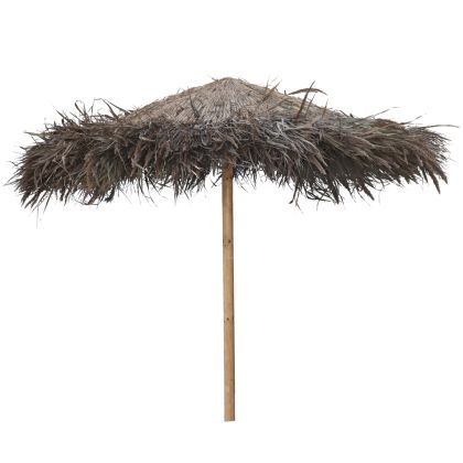 BEACH UMBRELLA TROPICAL WITH SUPPORT BEAMS Φ240x270Hcm.HM5897