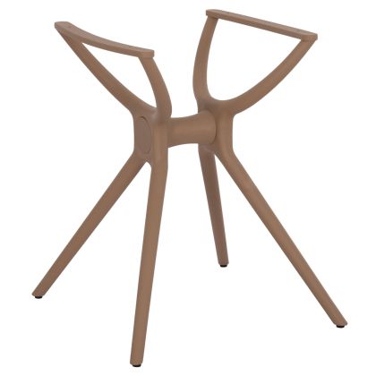 POLYPROPYLENE TABLE BASE CAPPUCCINO HM462.04 FOR TABLETOP 80X80cm.