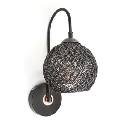 WALL SCONCE HM7641.01, BLACK, 25x25x25