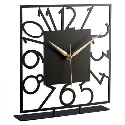METAL TABLE CLOCK HM7469 25x23 cm.