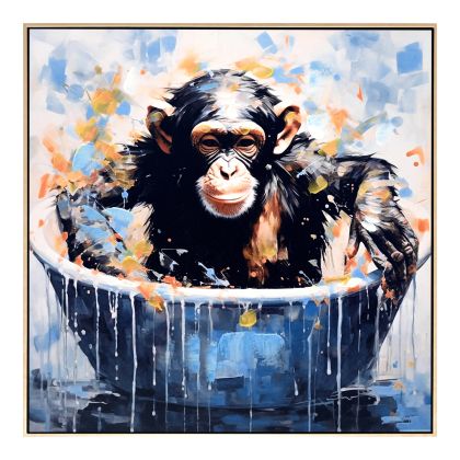 КАРТИНА ФИГУРА НА МАЙМУНА 62x4,5x62Hcm.