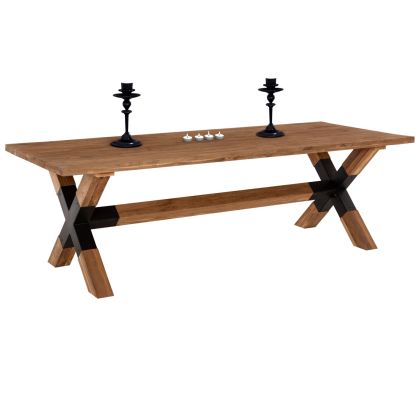 ТРАПЕЗНА МАСА KATTE 250x100x78Hcm.-натурал