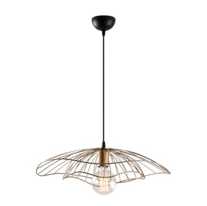 METALLIC PENDANT LIGHT IN GOLD HM7229.04 Φ50x111 cm.
