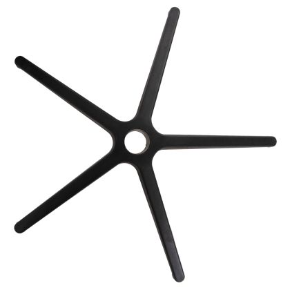 REPLACEMENT "STAR" BASE FOR OFFICE CHAIR HM1073 BLACK POLYPROPYLENE