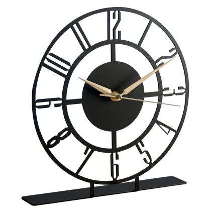 METAL TABLE CLOCK HM7470 25x23 cm.