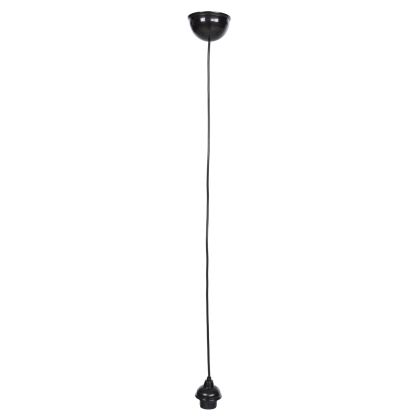 HANGING CABLE FOR PENDANT LAMPS WITH SOCKET IN BLACK HM4187