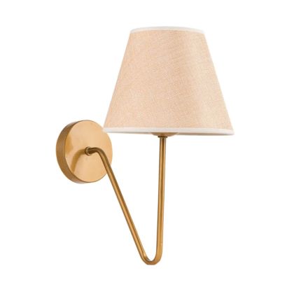 WALL SCONCE HM7642.04, GOLD-BEIGE, 26x15x33