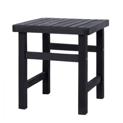 Stool-Table Black Koli 40x40x45cm HM289.04