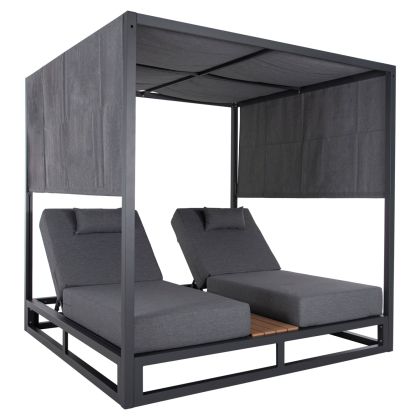 Шатра с 2 шезлонга Галант - цвят антрацит