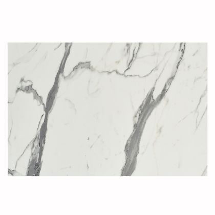 HPL TABLETOP HM5840.31 RECTANGULAR IN WHITE MARBLE 120x80cm.