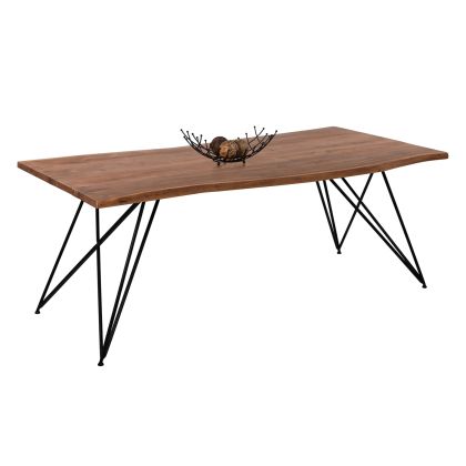 Dining Table Rio HM8181 Solid acacia wood 200Χ96Χ76Η