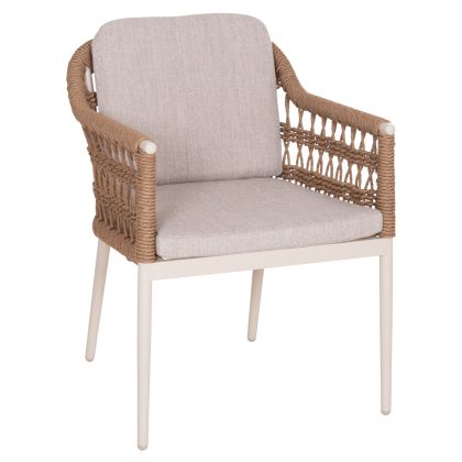 Градински стол Боксер - алуминий и ратан