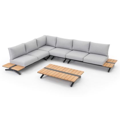 Outdoor Corner Lounge Set 5pcs Meilani