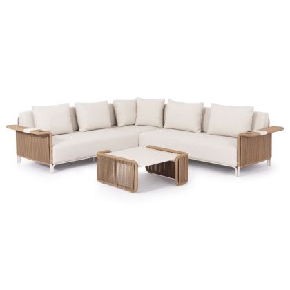 Outdoor Lounge Set 3pcs Aurora