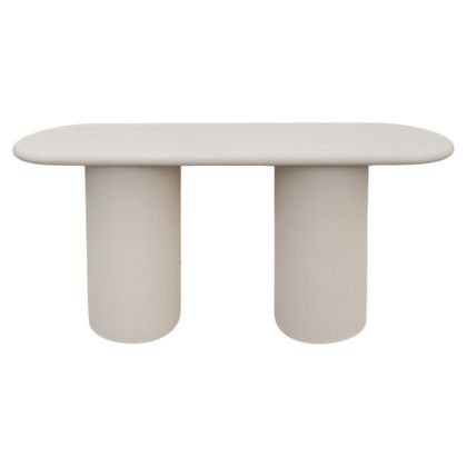 CONSOLE KENJI HM6584.02 FIBER CEMENT IN LIGHT BEIGE--140x40x77Hcm.