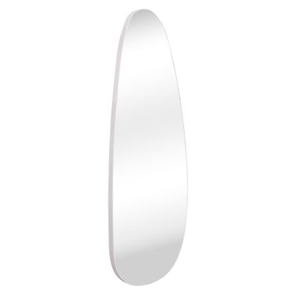 WALL MIRROR CRITHER HM4486.12 MDF FRAME IN WHITE COLORING 49x140Hcm.