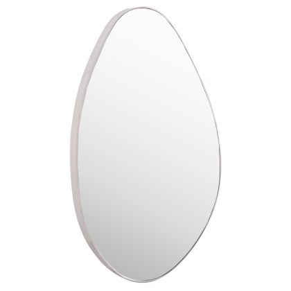 WALL MIRROR DROP HM4488.12 MDF FRAME IN WHITE 50x80Hcm.