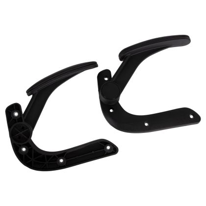 REPLACEMENT FLIP-UP ARMS 2PCS SET FOR OFFICE CHAIR HM1197.01 BLACK