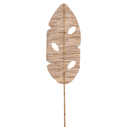 DECORATIVE LEAF ΗΜ7872 WATER HYACINTH IN NATURAL COLORING 32x200x3 cm.
