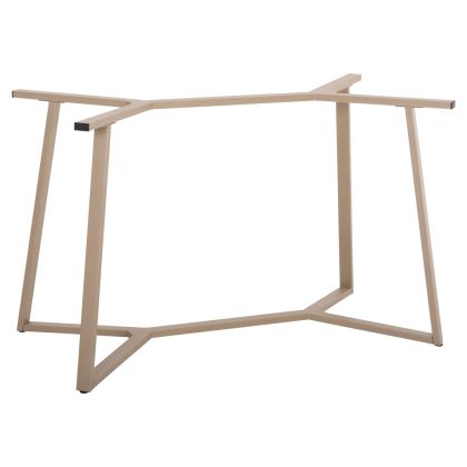 TABLE BASE HM471.25 METAL IN CAPPUCCINO COLOR 111x60x71Hcm.