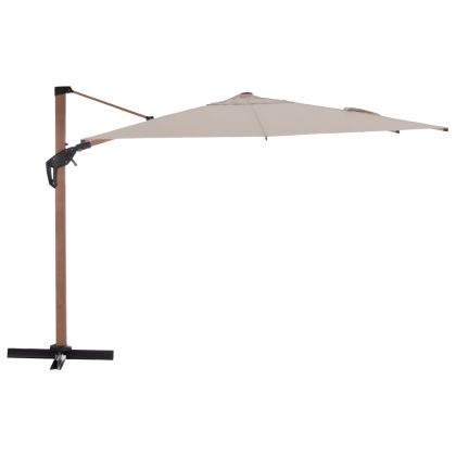 PROFESSIONAL UMBRELLA JAVANTE HM6622.02 HEAT TRANSFER ALUMINUM--BEIGE SHADE 3x3x2.56Hm