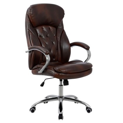 MANAGER'S OFFICE CHAIR LANISHA HM1099.09 PU IN BROWN 65x73x125Hcm