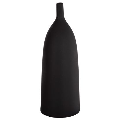 CERAMIC TABLE DECOR GALAD HM4633.02 BLACK MATTE Φ18x49H cm.