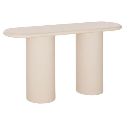 CONSOLE KENJI HM6584.02 FIBER CEMENT IN LIGHT BEIGE--140x40x77Hcm.