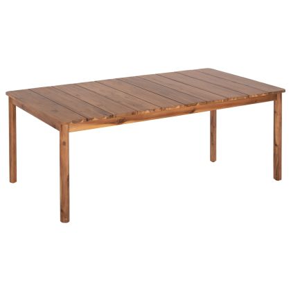 OUTDOOR DINING TABLE NAVANT HM6136 SOLID ACACIA WOOD-NATURAL COLOR 200x100x75Hcm.