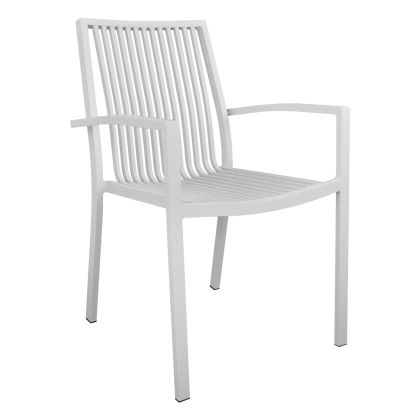 Алуминиев стол BRONCA - White 54,2x59x83,5 cm