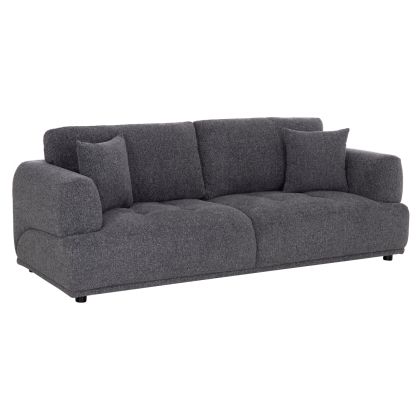 SOFA 3-SEATER STRUCTO-GREY FABRIC 227x94x88Hcm.