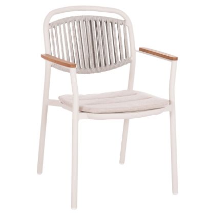 ΠΟΛΥΘΡΟΝΑ DEXTER SM6205.02 ΚΡΕΜ ΑΛΟΥΜΙΝΙΟ-ΜΠΕΖ P.E. ΣΧΟΙΝΙ & OLEFIN ΥΦΑΣΜΑ-ΤΕΑΚ ΜΠΡΑΤΣΑ