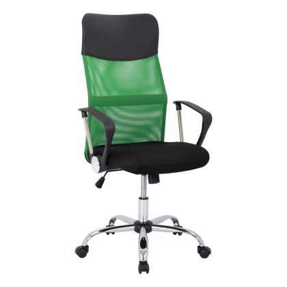Офис стол - Black Green Mesh