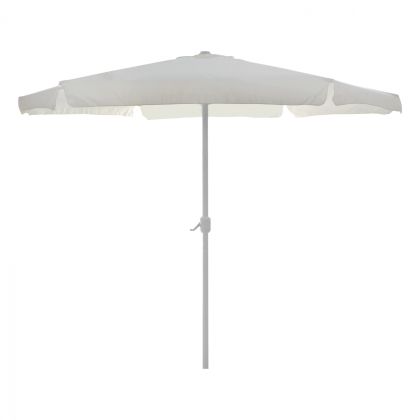 Professional Umbrella Aluminum Rounded 3m with crank Beige HM6019