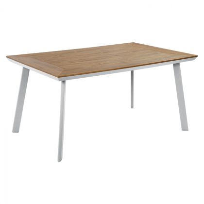 Алуминиева Маса с Polywood Бяла 160x92x72