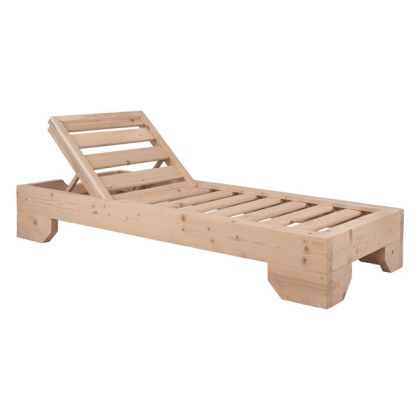 Шезлонг Heavy Duty Македония - без цвят 204x77.5x29 cm
