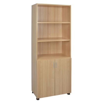 Професионална офис библиотека- цвят дъб 80x40x190 см.