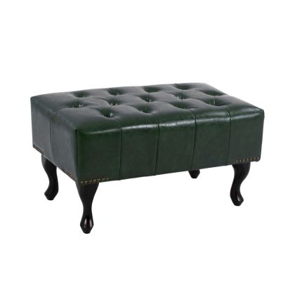 Табуретка за крака Emma- Cypress Green PU T. Chesterfield  