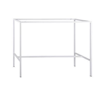 Metal stand bar base white matte TS925 p type for 140Χ60 Surface