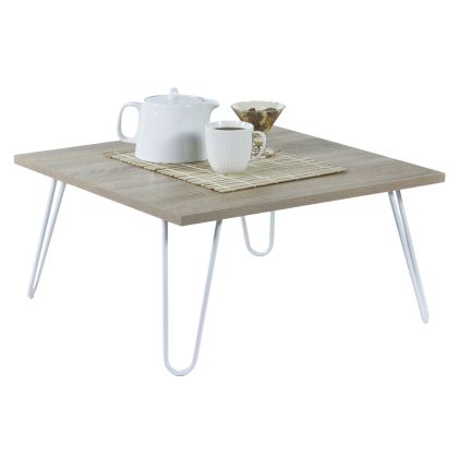 COFFEE TABLE DIANE HM9180.01 SONAMA WHITE 60x60x29Y cm.