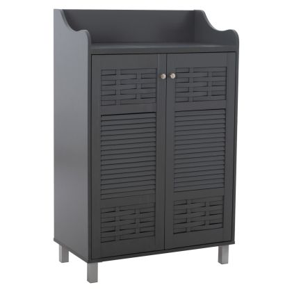 ΠΑΠΟΥΤΣΟΘΗΚΗ-ΝΤΟΥΛΑΠΙ KAILENA ΞΥΛΙΝΗ HM2230.10 ΓΚΡΙ 77x40x121,5 ек.