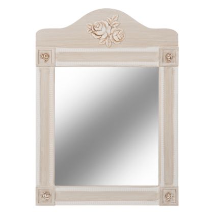 Mirror Melody HM7009.02 white/grey patina 56Χ77.50