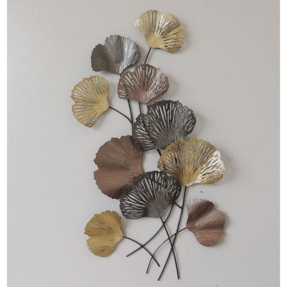 МЕТАЛНА ДЕКОРАЦИЯ ЗА СТЕНА  GOLD CHARCOAL GREY 