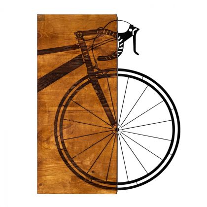 ДЪРВЕНА ДЕКОРАЦИЯ ЗА СТЕНА BIKE