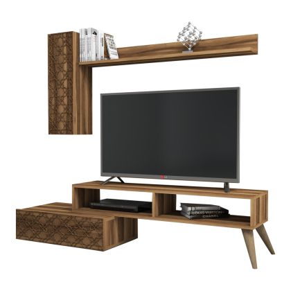 ТВ сет - цвят орех -150x37.2x37.8Hcm.