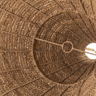 CEILING PENDANT LAMP HM4033 RATTAN IN NATURAL COLOR Φ103x84,5-106Hcm.